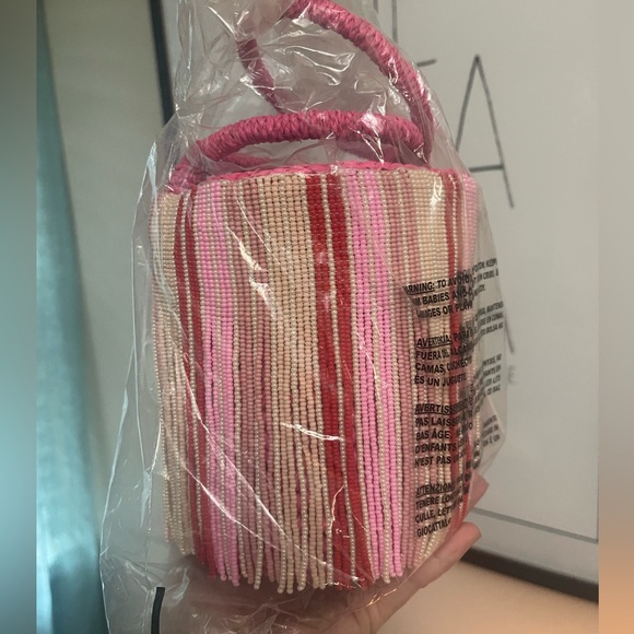 SENSI STUDIO/LoveShackFancy Double Handle Bucket Bag - Picture 3 of 6